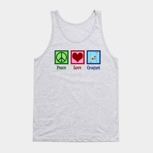 Peace Love Croquet Tank Top